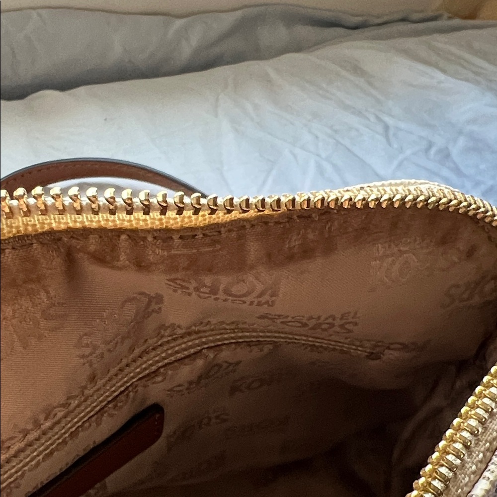 Michael Kors Tan and Brown Crossbody Bag - Picture 5 of 10